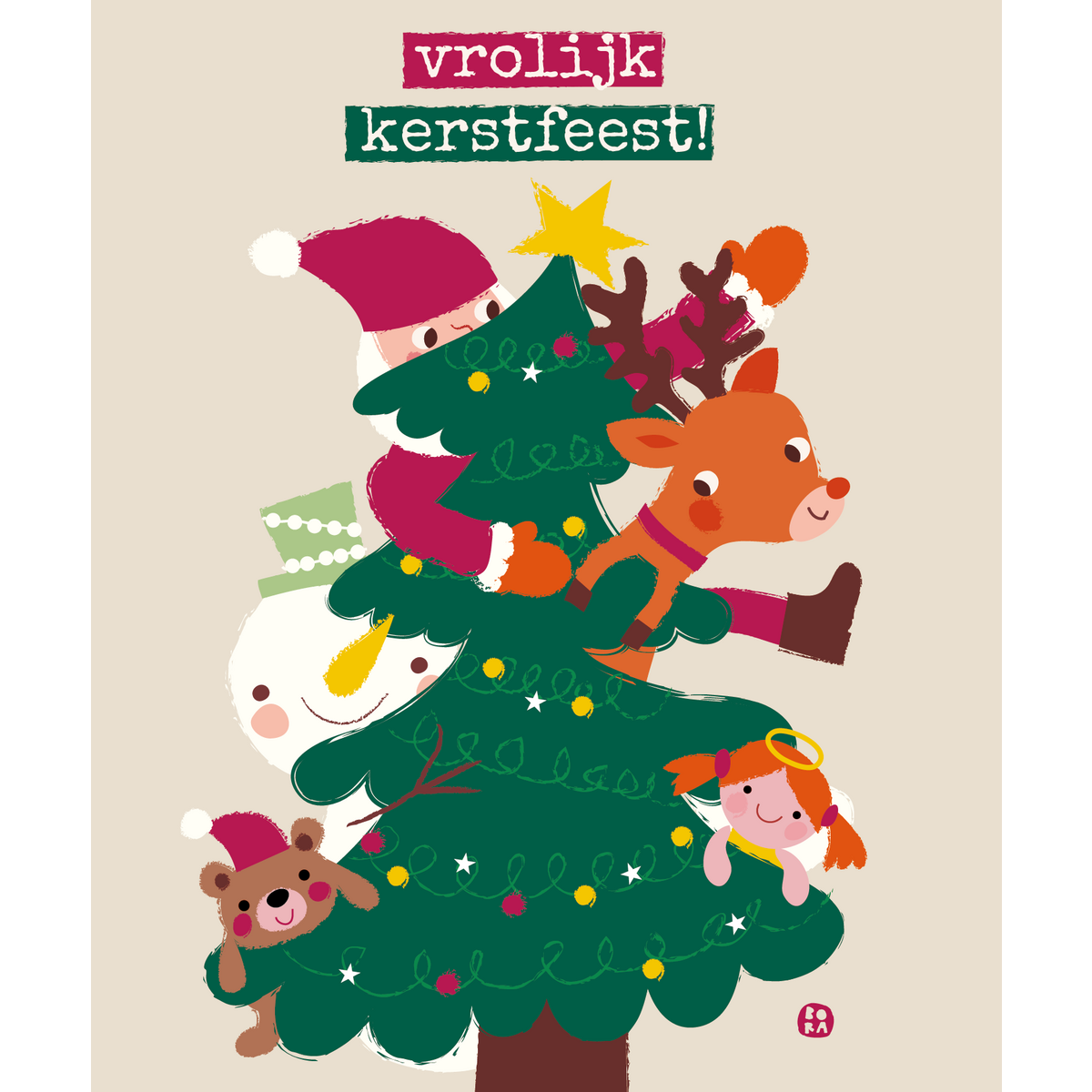 christmas postcards (dutch)