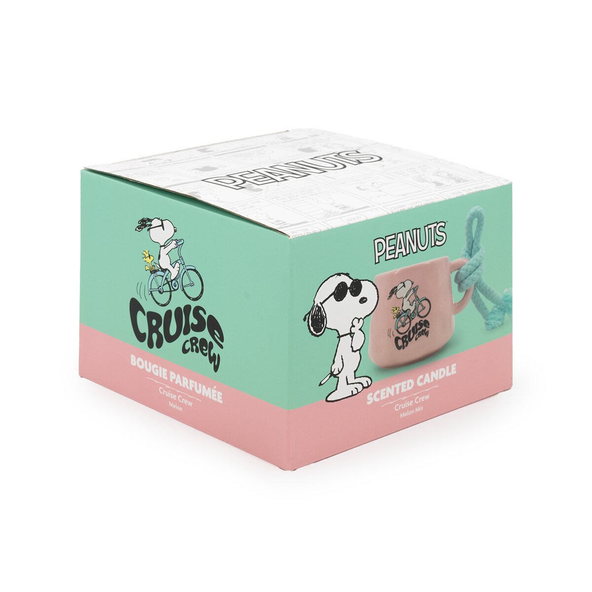 Świeca zapachowa Peanuts Rope Cup Cruise Crew - 200g