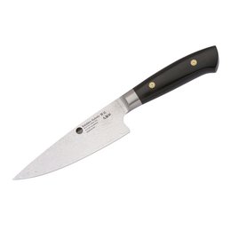 Couteau de chef KATAHIRO KUBOTA Sense 6 pouces en damas et manche en ébène
