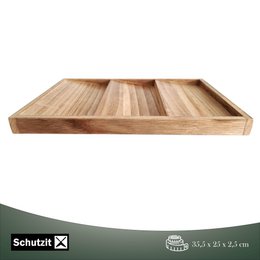 Schutzit – Gewürzregal Schublade – Holz – Schubladen Organizer – Gewürzregal Küchenschublade – 3 Schichten