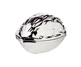 EDZARD nutcracker walnut, silver-plated, tarnish-resistant, length 9 cm