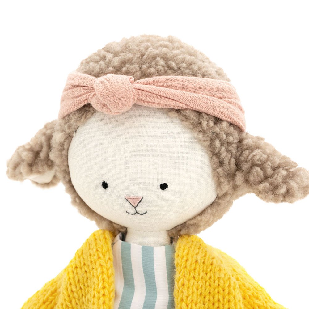 Cotton Plush Toy, Cotti Motti, Zoe the Sheep (30 cm)