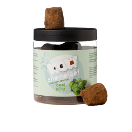 Minzschokoladentrüffel Geschenkglas 130g | Erfrischende Minzschokolade