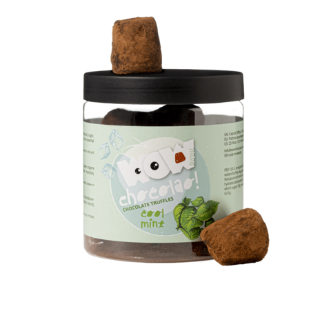 Mint Chocolate Truffles Gift Jar 130g | Refreshing Mint Chocolate