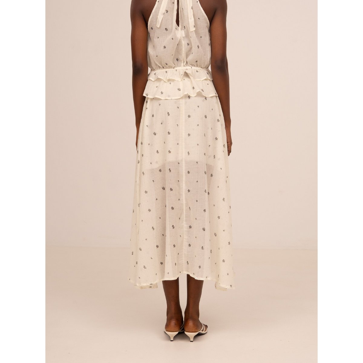 Lumea Floral Print Midi Skirt