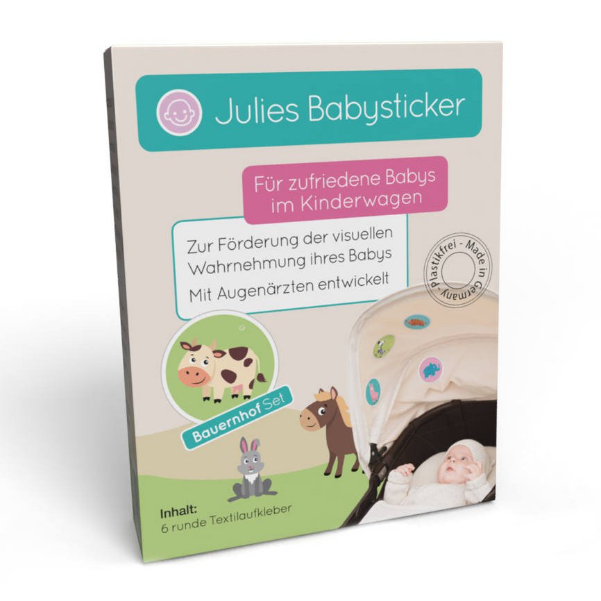 Boerderij erf. Stickers gemaakt van hoogwaardige acetaatzijde