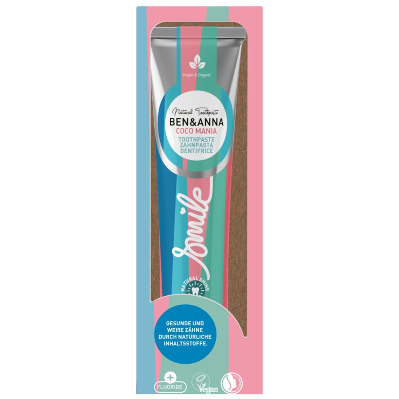 Smile tandpasta med fluor