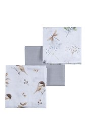 BIRDS muslin diapers - 3 pcs.