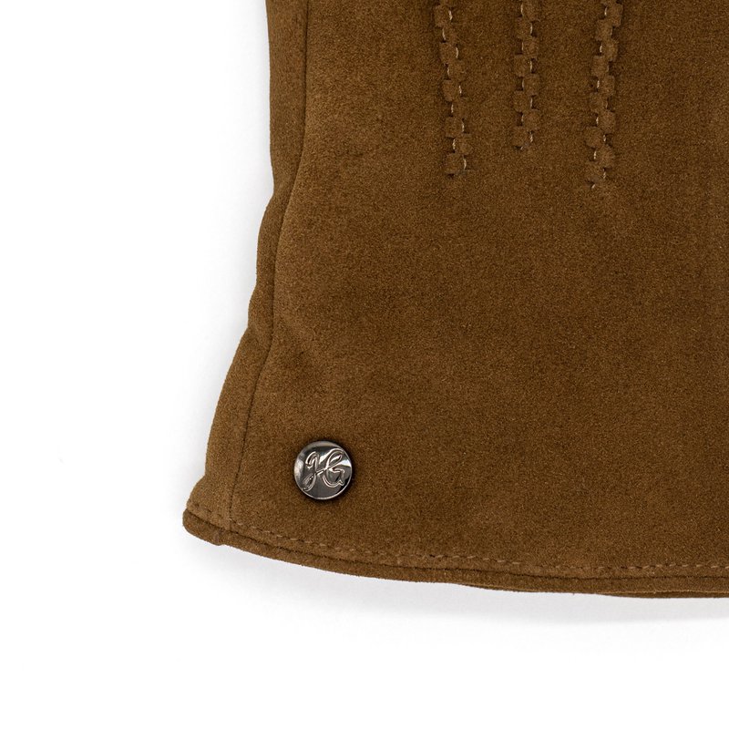 LEYLA – suede women’s gloves with cashmere wool lining