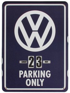 VW T1 Bus Ewiger Kalender – Nur Parken