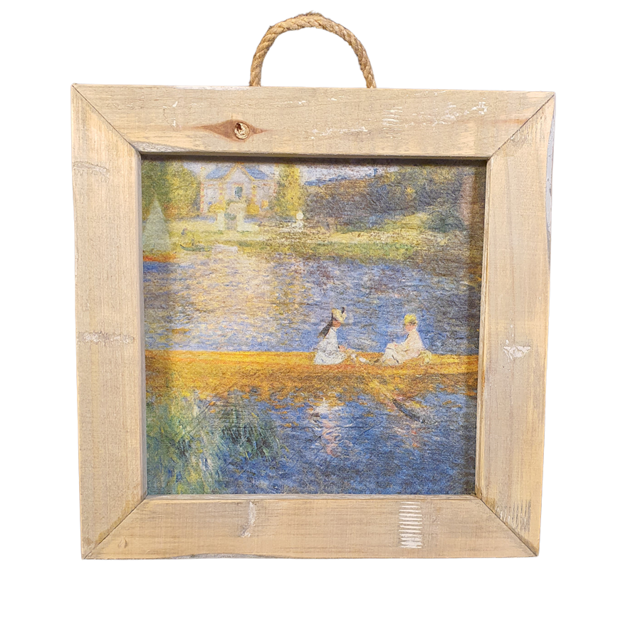 wooden tile old dutch Renoir the skiff