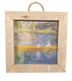 wooden tile old dutch Renoir the skiff