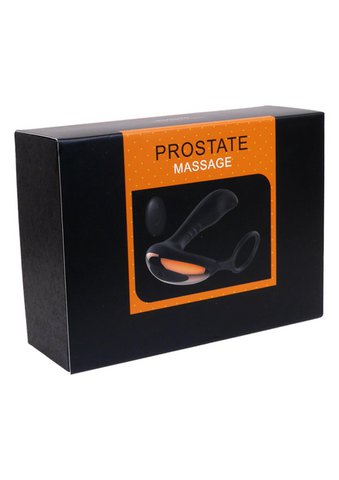Bossoftoys - 22-00015 - Prostata -Stimulator - Fernbedienung - 2 starke Motoren - 10 Funktion - wiederaufladbar - Schwarz - sehr stilvolle schwarze Designbox