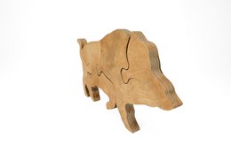 Rompecabezas de madera Jabalí