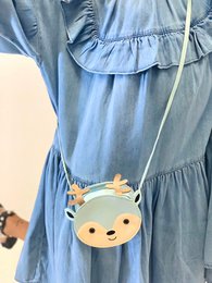 Children's shoulder bag - Shoo the little Rennes blue