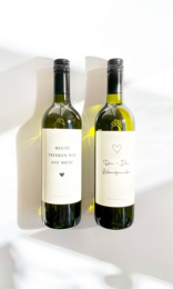 Ensemble d'étiquettes de vin (2 pièces) - différents motifs