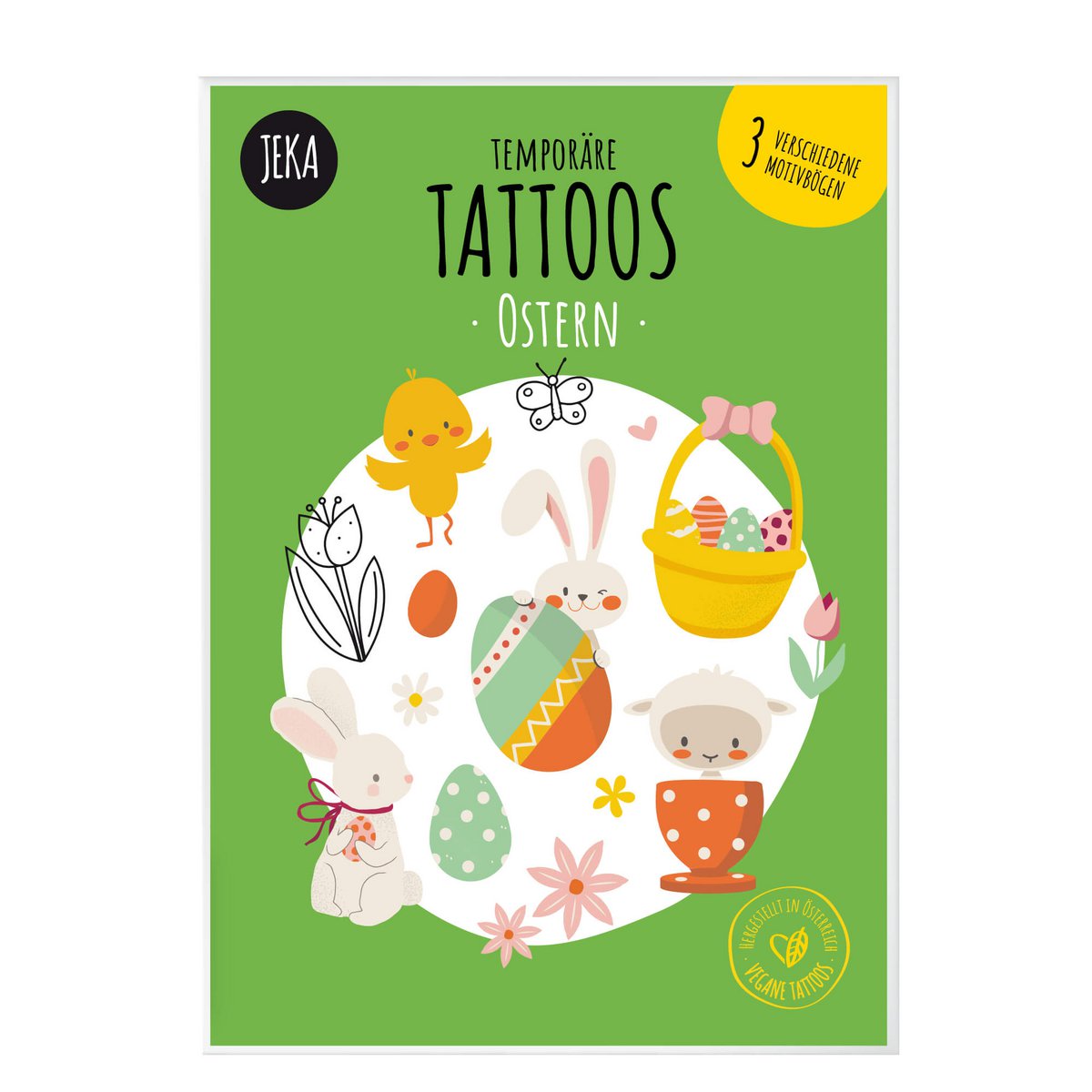 Kindertattoos - Motiv "Ostern"
