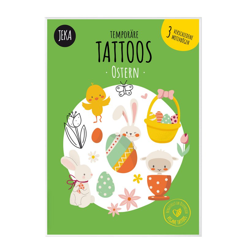 Kindertattoos - Motiv "Ostern"