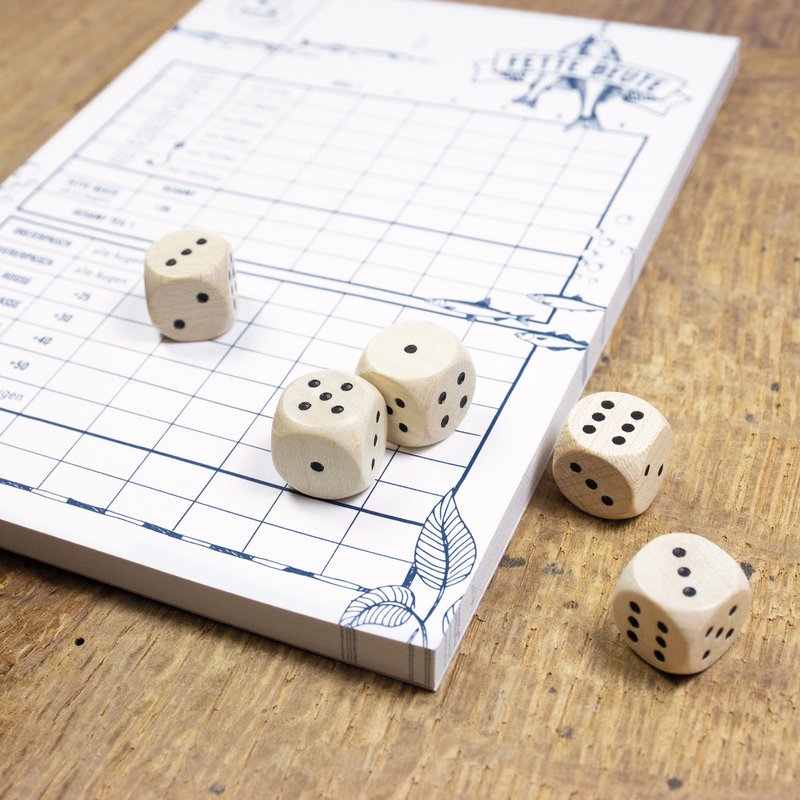 Cube Game "Fat Presy" como un set en la bolsa (con dados)