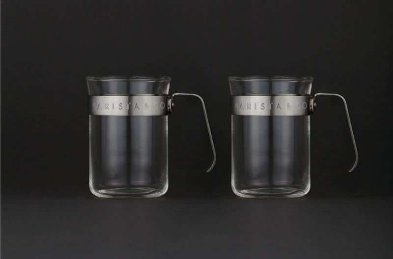 Barista & Co - Coffee Cup Set på 2 stykker 200 ml - sølv