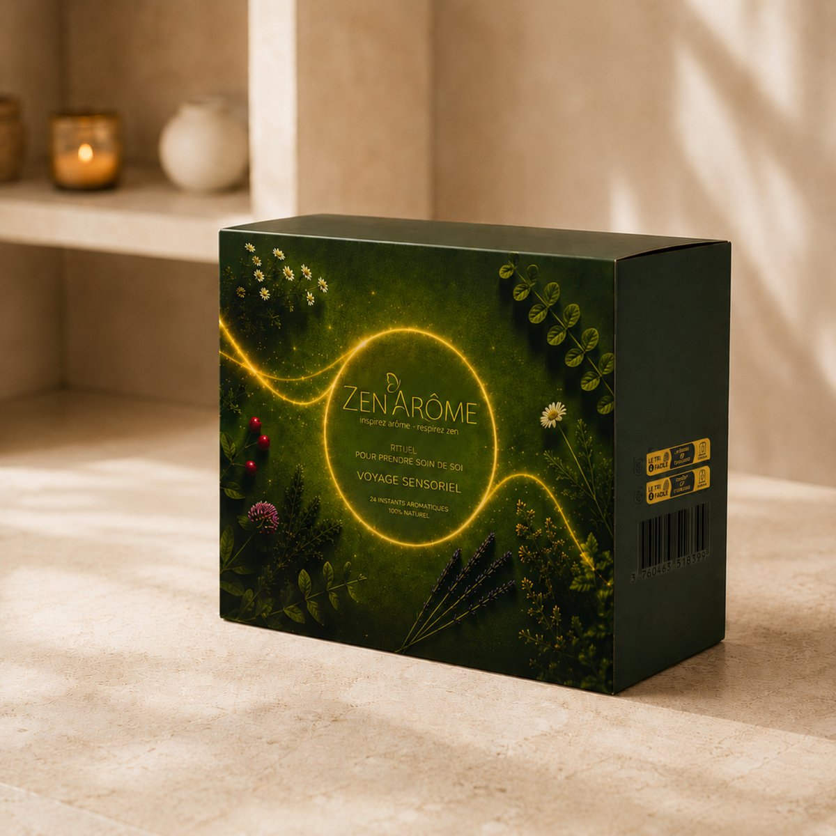 Aromatherapie-Adventskalender – 24 Tage Wohlbefinden: Diffusoren, reine ätherische Öle, Synergien und Zubehör – Premium-Geschenkbox