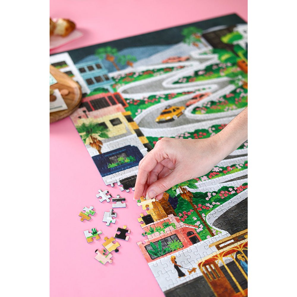 LOMBARD STREET - Jigsaw Puzzle 1000 brikker