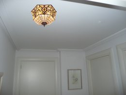 Loftslampe med Tiffany skærm diameter 40cm Hexa Series LG242200