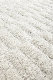 Exclusief hoogpolig wollen vloerkleed Stella 200x290 cm ecru