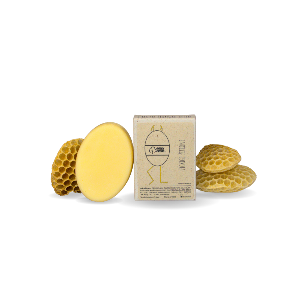 Zickige Zitrone - feste Handcreme - 30 Gramm