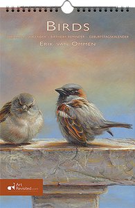 Geburtstagskalender Vögel, Erik van Ommen