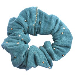 Scrunchie ze szczyptą złota