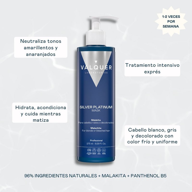 Maschera per capelli Argento Platino – 275ml
