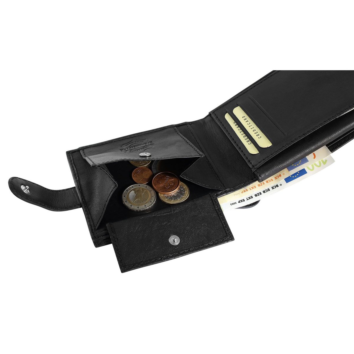 SteinMeister men's wallet made of genuine leather. Format 11 x 8 cm.