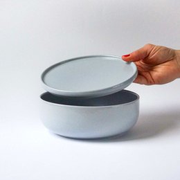 Bowl 16 cm Hollyhock - arctic gray - 600 ml