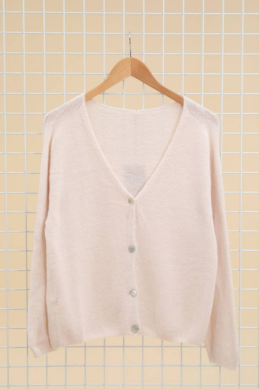 Gilet cardigan col V RÉF. 1026
