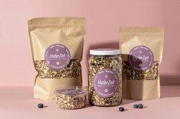 Muesli ai mirtilli e semi di papavero biologico
