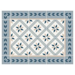Mantel individual "TILES 1 AZUL"