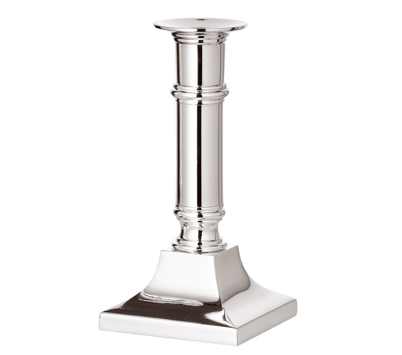 EDZARD kandelaar Kent kandelaar, verzilverd, aanslagbestendig, hoogte 16 cm