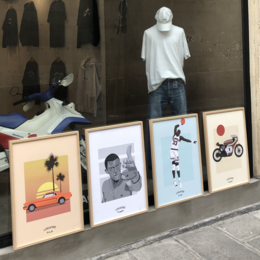 Poster "Honda Moto, Located in Tokyo" Limited edition art print | 30x40cm