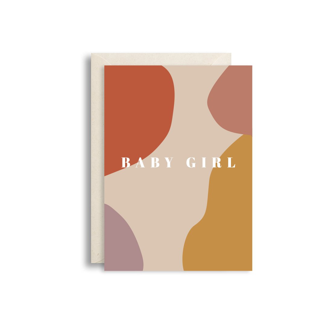 Carte de voeux bébé fille