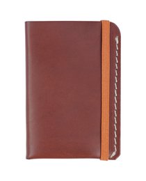 Porte-cartes en cuir cognac