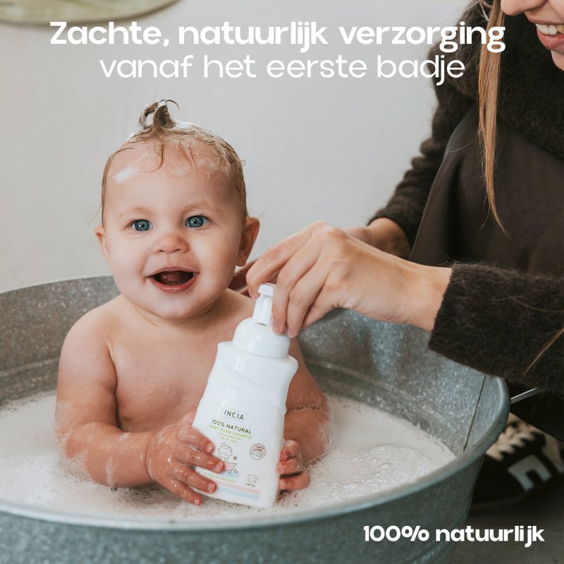 INCIA Natürlich schäumendes Baby-Shampoo