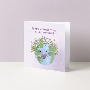Wenskaart | Moederdag: De liefste mama van de wereld