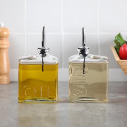 SET BOTTIGLIE DI OLIO E ACETO