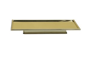 Rechteckiges Tablett, Gold