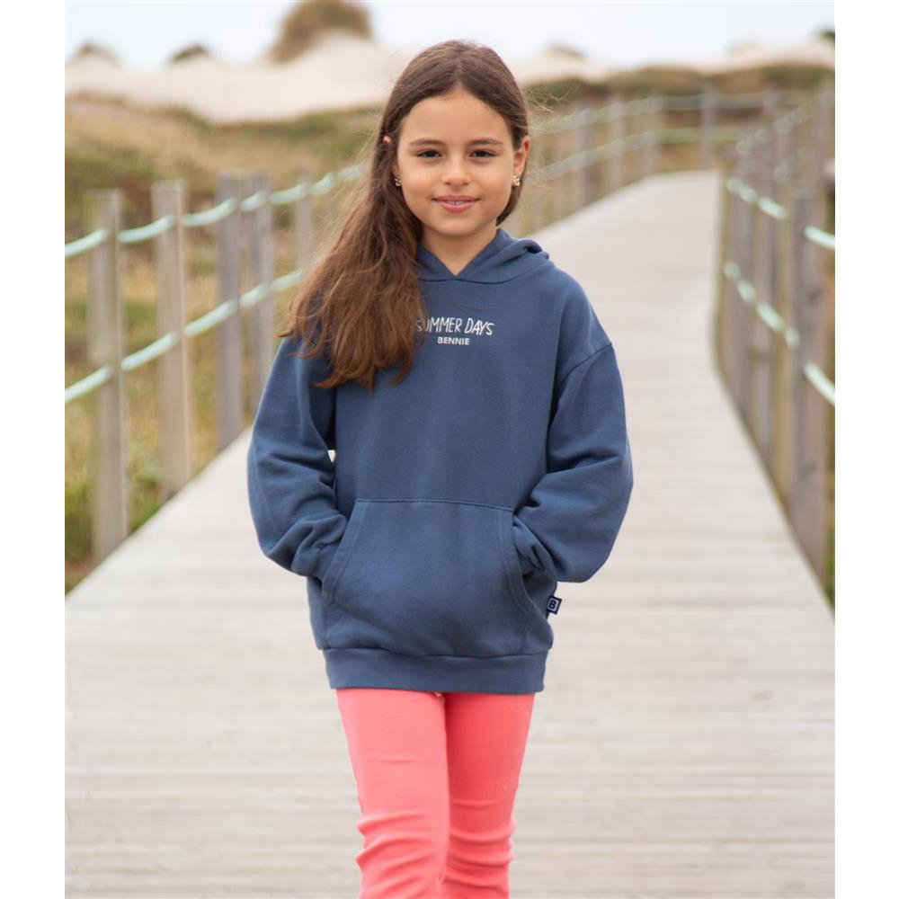 Oversize'owa bluza z kapturem Tropicalia