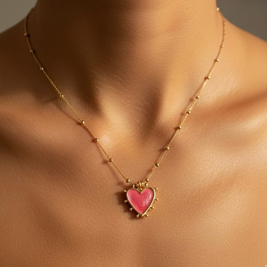 GIOIOSA – Gold Plated Heart Necklace