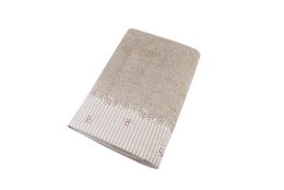 Bomuldshåndklæde Vintage beige 70x140 cm Isabelle Rose