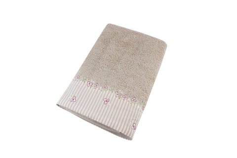 Cotton towel Vintage beige 70x140 cm Isabelle Rose