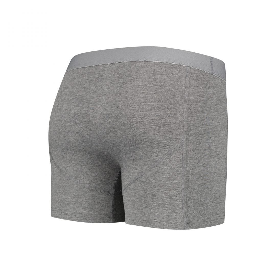Bambocks bamboe Boxershorts 3-pack grijs